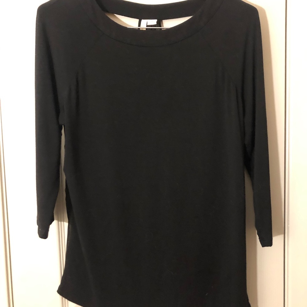 Black Top with Sheer back
